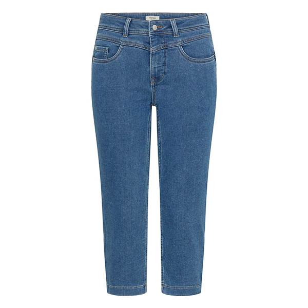 Fransa FRVILJA PAM CA 3 capri bukser -  Mid Blue Denim  : Erling Christensen Møbler