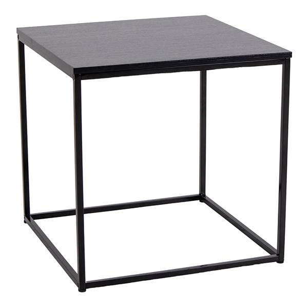 Erling Christensen Møbler Vita Hjørnebord - Sort ramme og sort bordplade 45x45x45 cm : Erling Christensen Møbler  : Erling Christensen Møbler