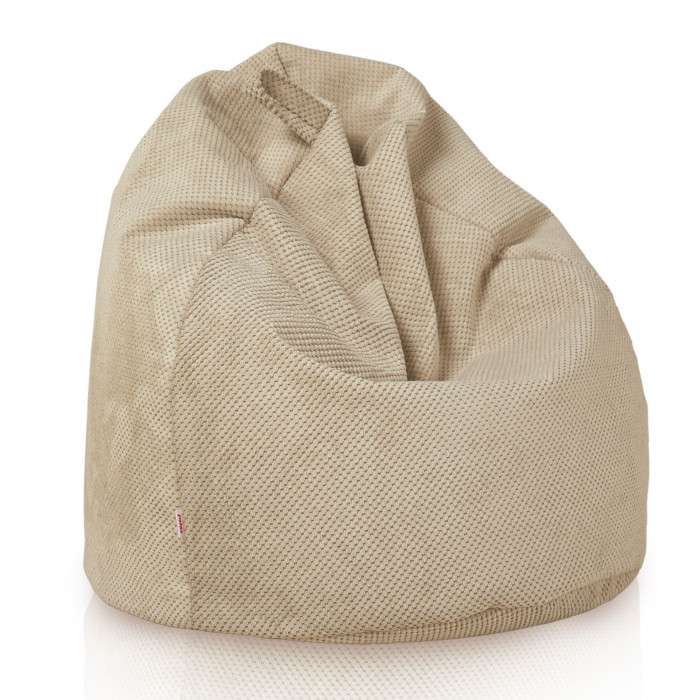 Giant Adult Bean Bag Chair XXL - Dot Textured Velvet, 27397