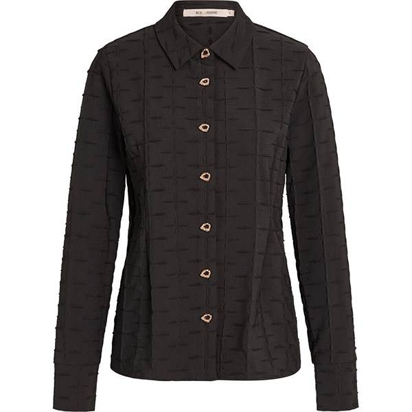 RUE de FEMME Emily skjorte - Black  : Erling Christensen Møbler