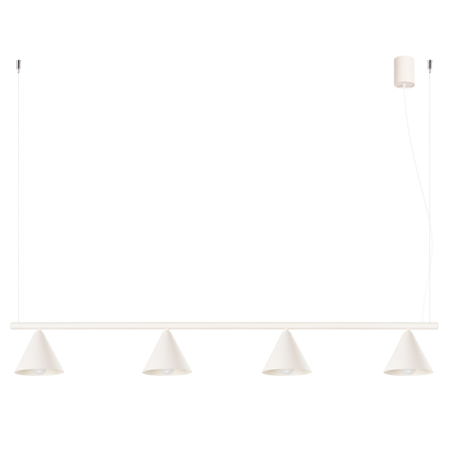 Lysekrone NOX 4L beige