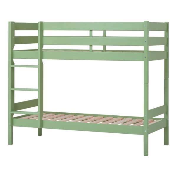 Hoppekids ECO Comfort køjeseng 70x160 cm - Pale Green Pale green : Erling Christensen Møbler