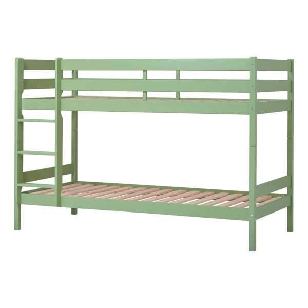 Hoppekids ECO Comfort køjeseng 90x200 cm - Pale Green Pale green : Erling Christensen Møbler