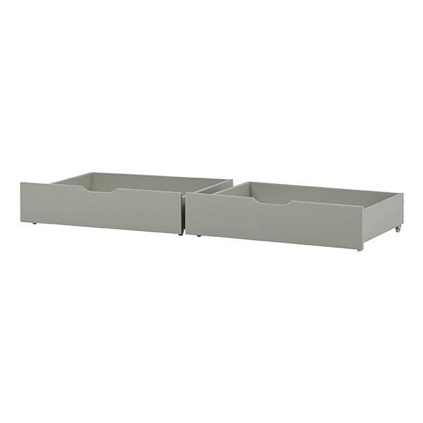 Hoppekids Skuffesæt på hjul, til 70x160, Dove grey Dove grey : Erling Christensen Møbler