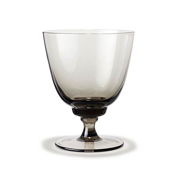 Holmegaard Flow Glas på fod 35 cl - Smoke  : Erling Christensen Møbler