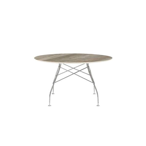 Kartell Glossy spisebord - Ø128 cm.  : Erling Christensen Møbler