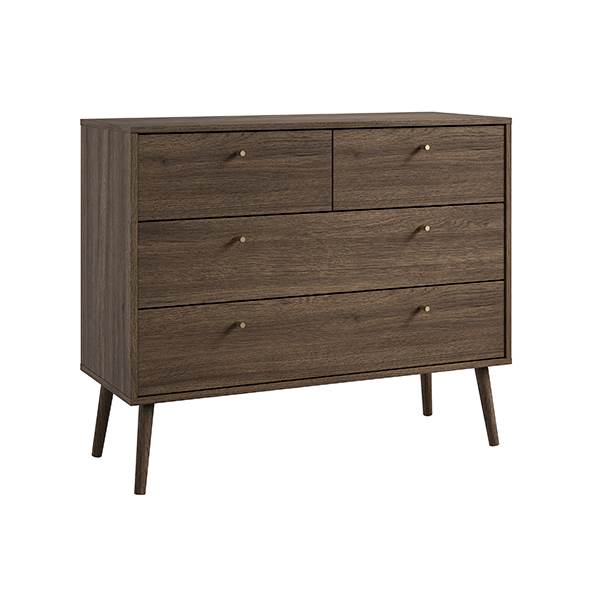 Tvilum Bodo kommode 2+2 skuffer - Oak  : Erling Christensen Møbler