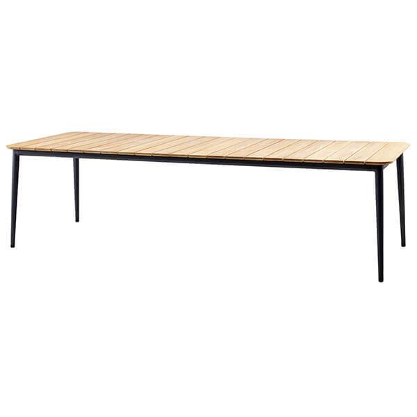 Cane-Line Core havebord - 274x90 cm - Teak  : Erling Christensen Møbler