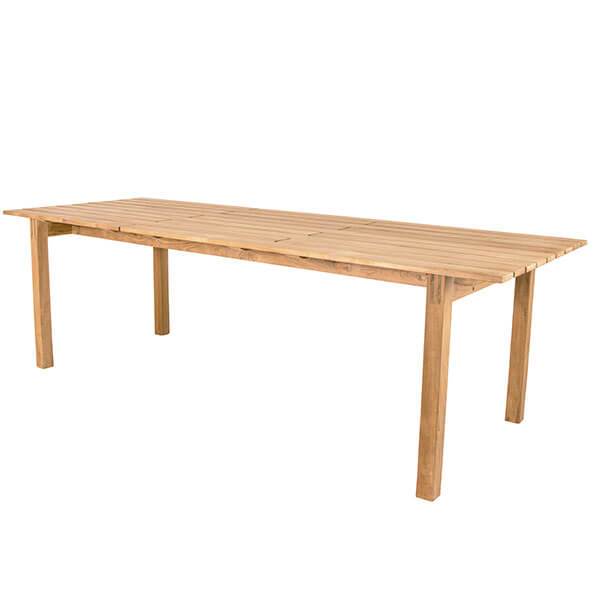Cane-Line Grace havebord - 240x90 cm - Teak  : Erling Christensen Møbler