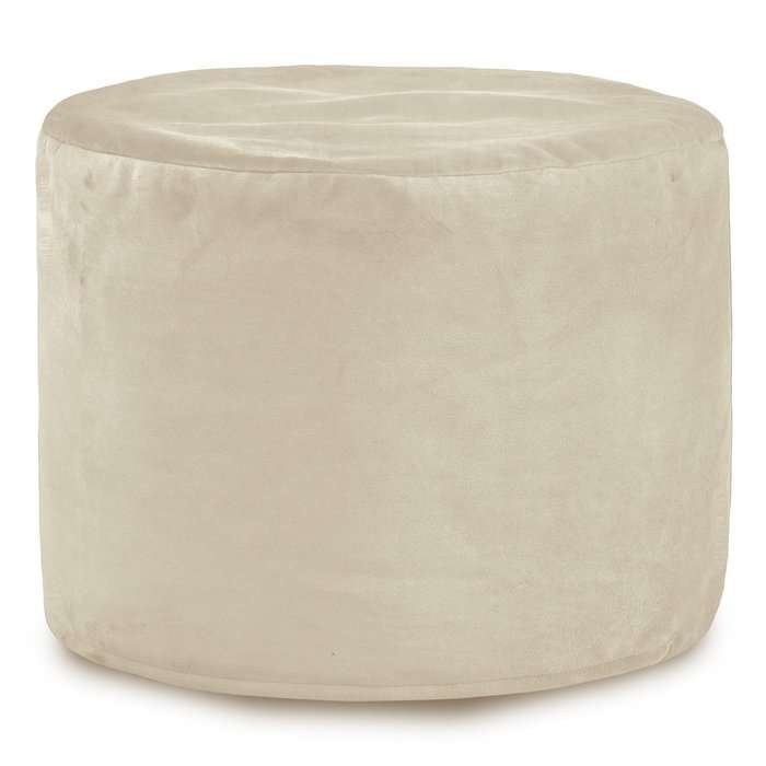 Round Cylinder Pouffe - Soft Velvet, 26552