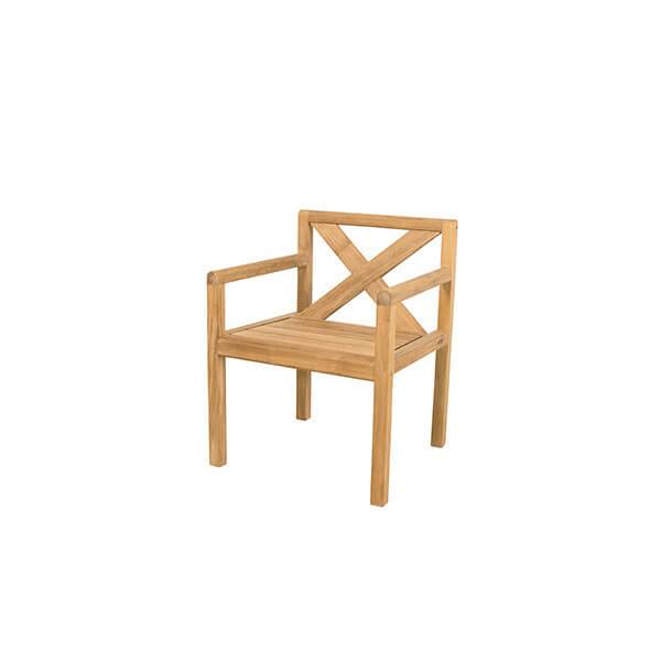 Cane-Line Grace havestol - Teak - m. hynder  : Erling Christensen Møbler
