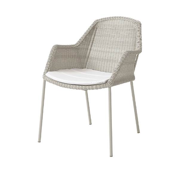 Cane-line Breeze havestol - Sand - Natté White  : Erling Christensen Møbler