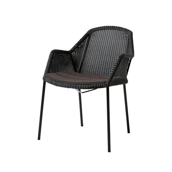 Cane-line Breeze havestol - Sort - Focus dark grey  : Erling Christensen Møbler