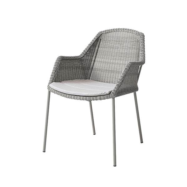 Cane-line Breeze havestol - Taupe - Natté light grey  : Erling Christensen Møbler