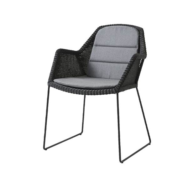 Cane-line Breeze havestol - Sort - Grey  : Erling Christensen Møbler