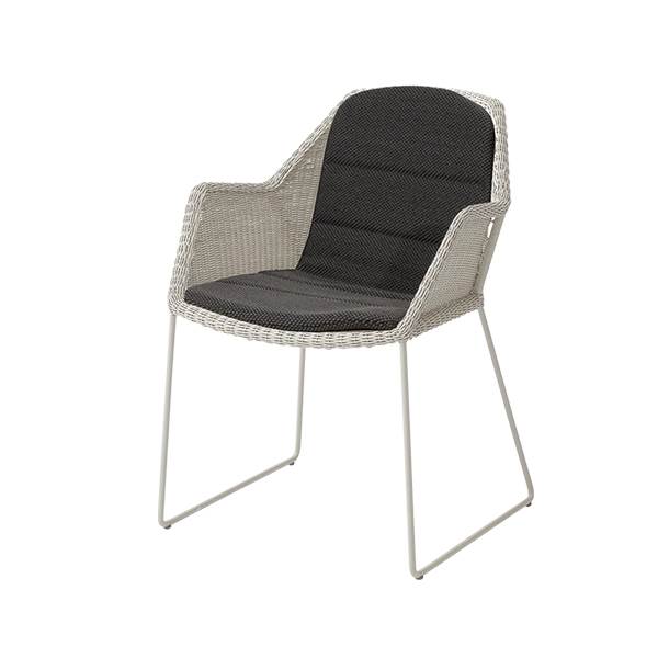 Cane-line Breeze havestol - Sand -  Focus Dark grey  : Erling Christensen Møbler