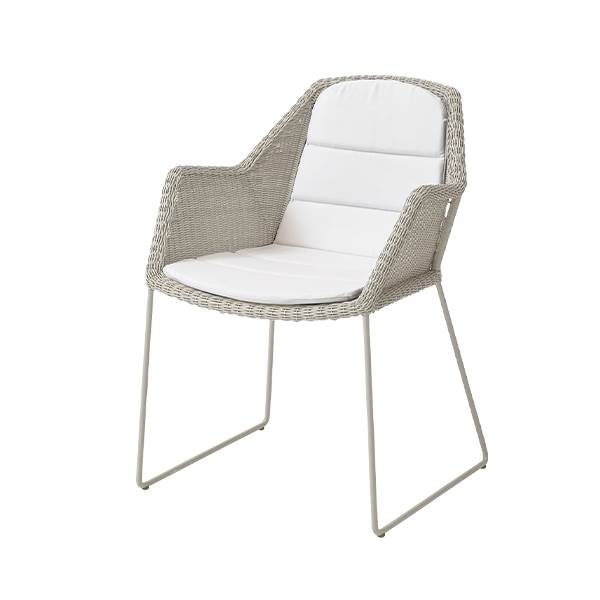 Cane-line Breeze havestol - Sand - White  : Erling Christensen Møbler