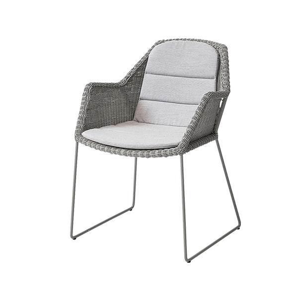 Cane-line Breeze havestol - Taupe - Light grey  : Erling Christensen Møbler
