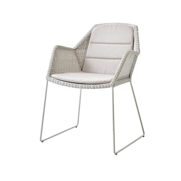 Cane-line Breeze havestol - White - Sand  : Erling Christensen Møbler