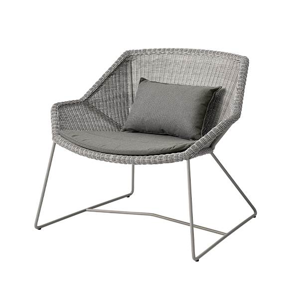 Cane-line Breeze loungestol - Taupe - Natté taupe  : Erling Christensen Møbler