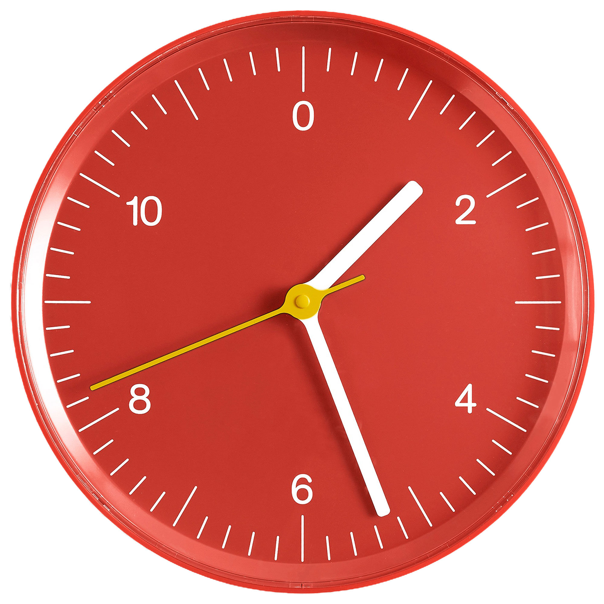 Hay Wall Clock vægur, rød