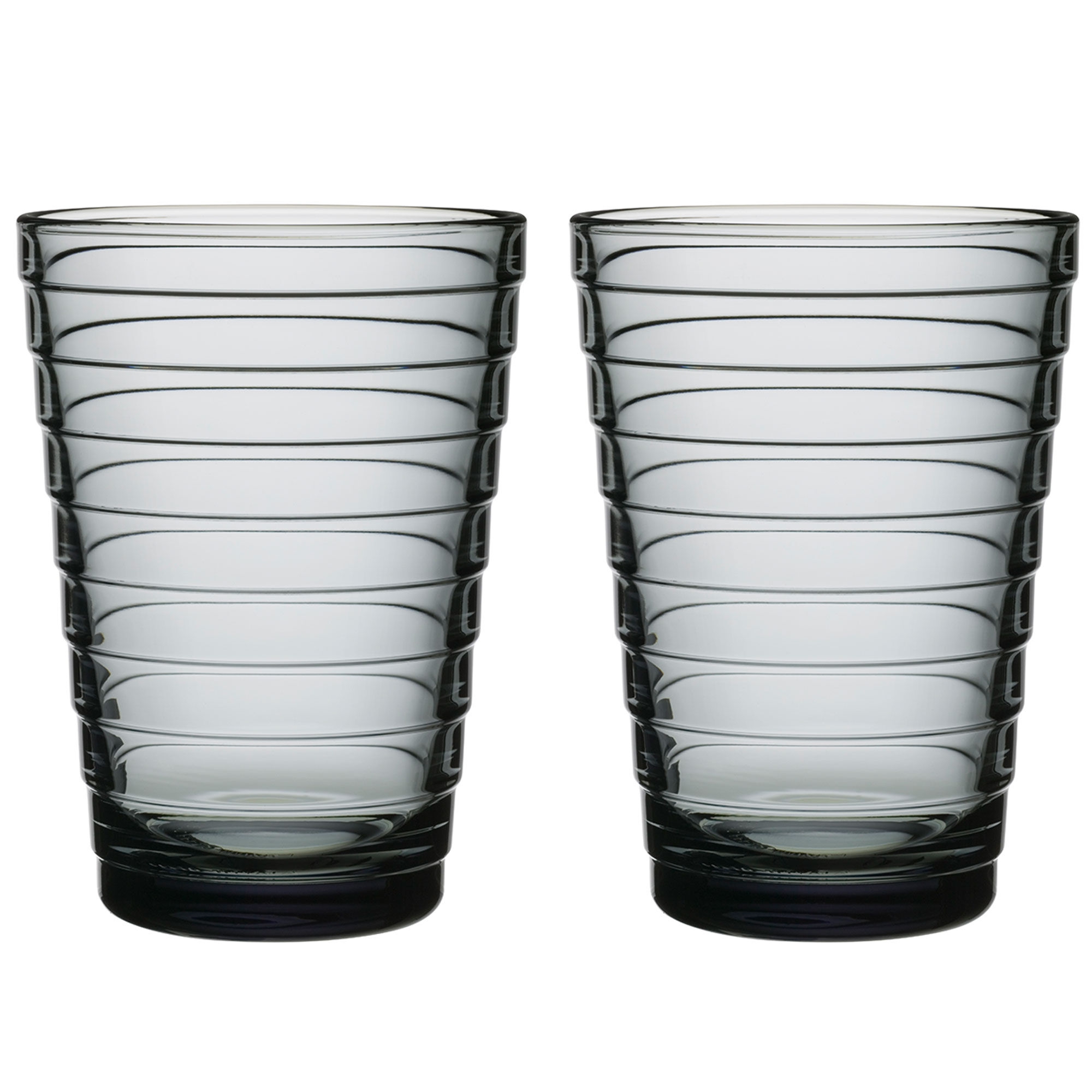 Iittala Aino Aalto glas 33 cl, grå, 2 stk.