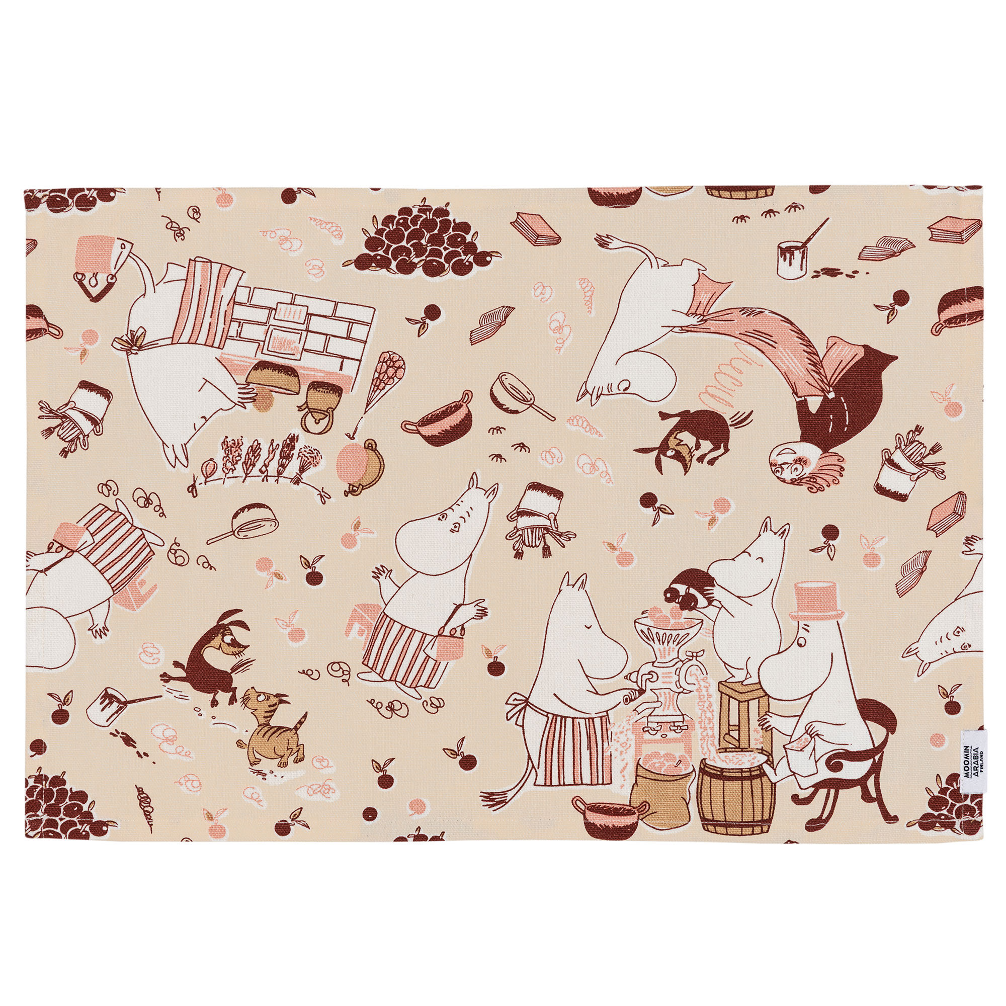 Moomin arabia Hjemmelig hygge dækkeserviet 46Ã31 cm