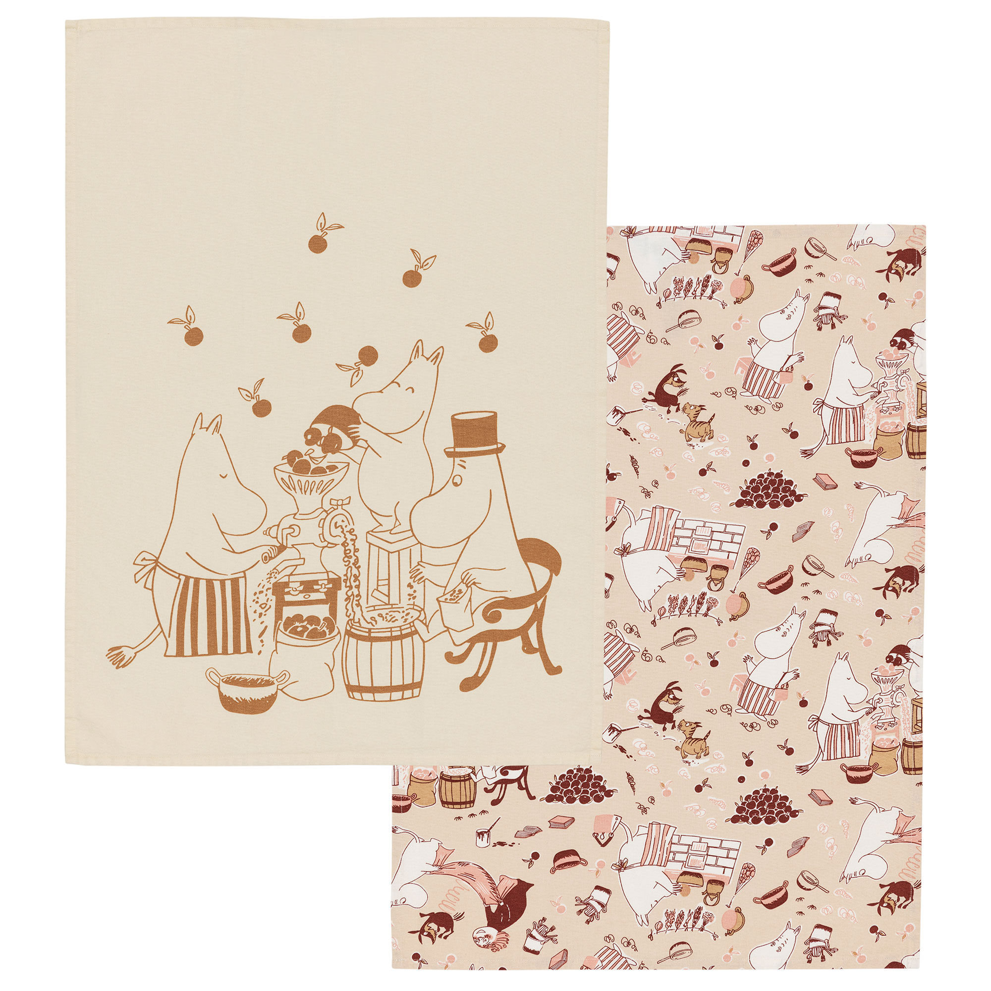 Moomin arabia Hjemmelig hygge viskestykke sæt 50Ã70 cm