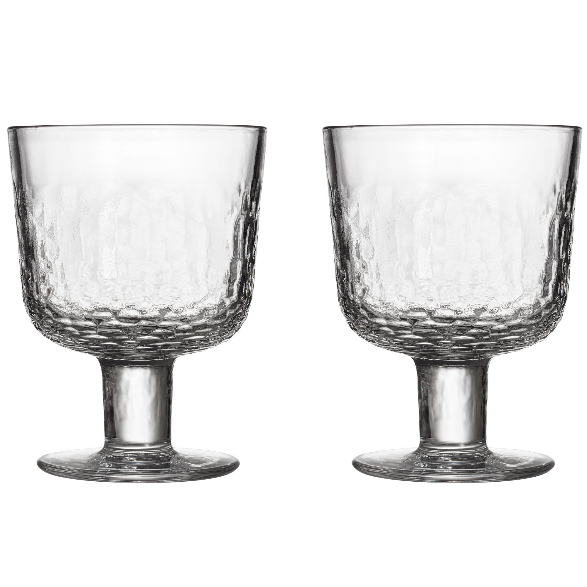 Arabia Mainio glas på fod 30 cl, klar, 2 stk.