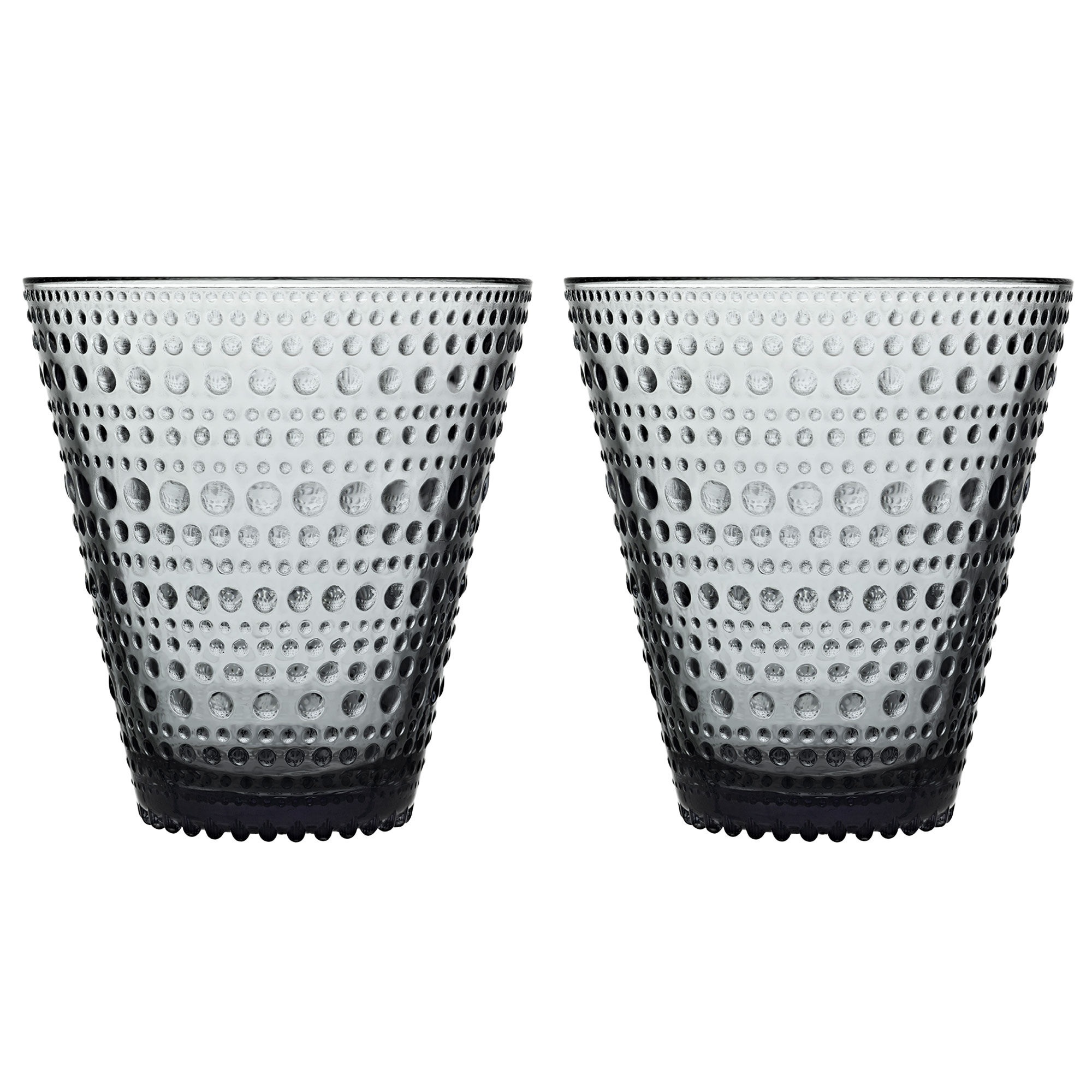 Iittala Kastehelmi drikkeglas 30 cl, grå, 2 stk.