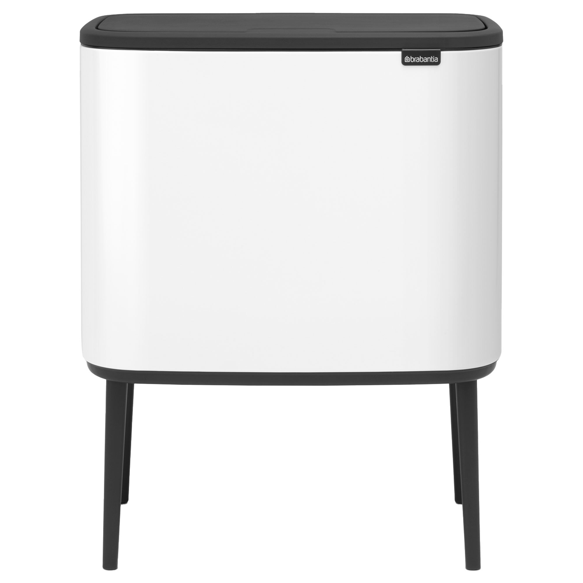Brabantia Bo Touch Bin 11+23 liter, hvid