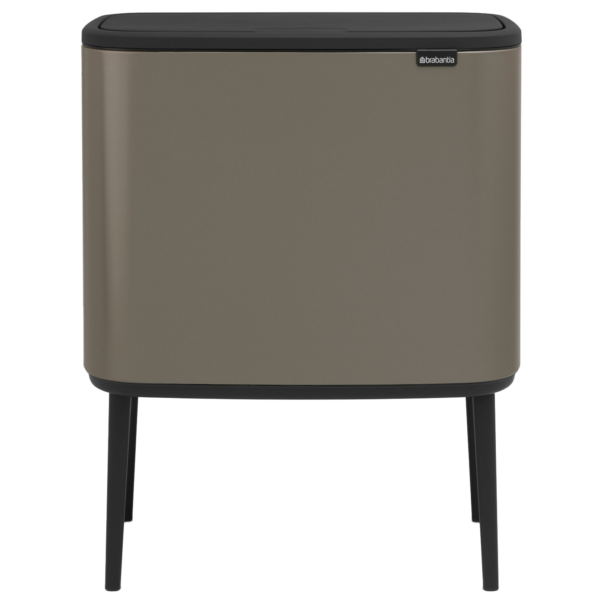 Brabantia Bo Touch Bin 11 + 23 liter, platinum