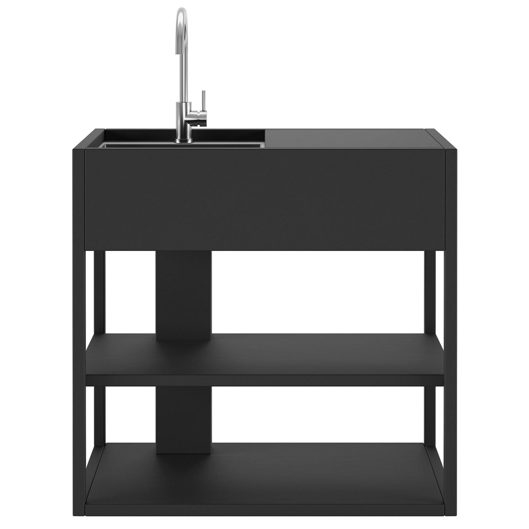 Röshults Essentials Vask 94 L/venstre, beluga black