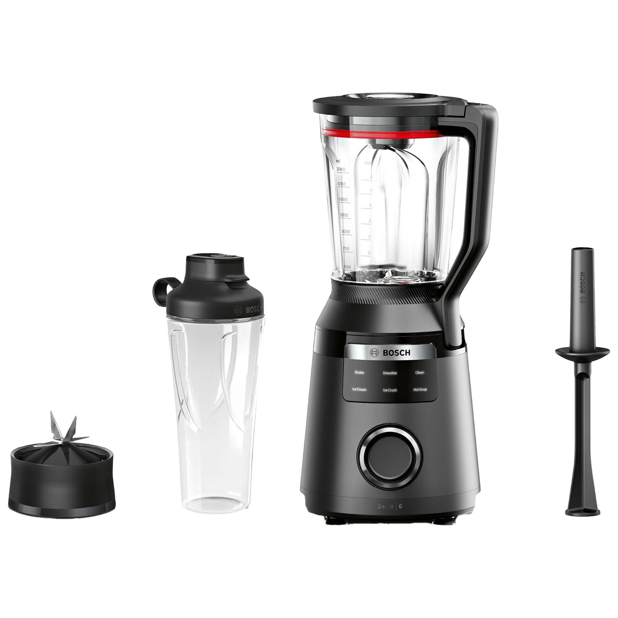 Bosch VitaPower Serie 6 MMB6654B blender, 2 l, sort