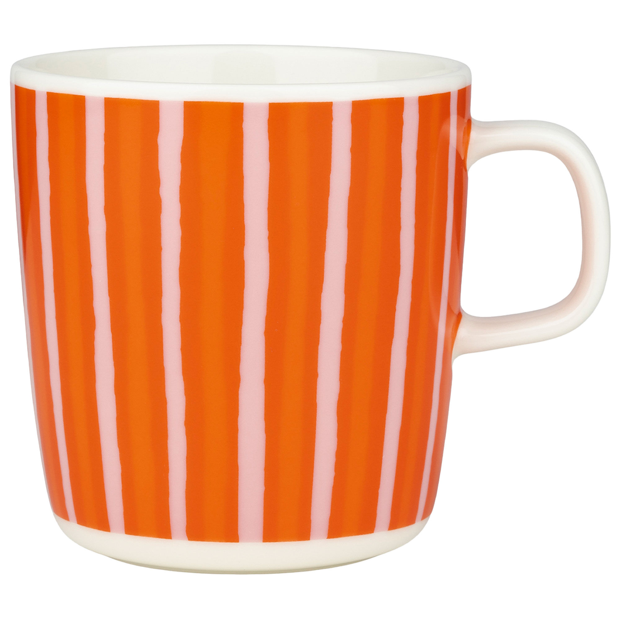 Marimekko Piccolo kop 4 dl, orange/rosa/hvid