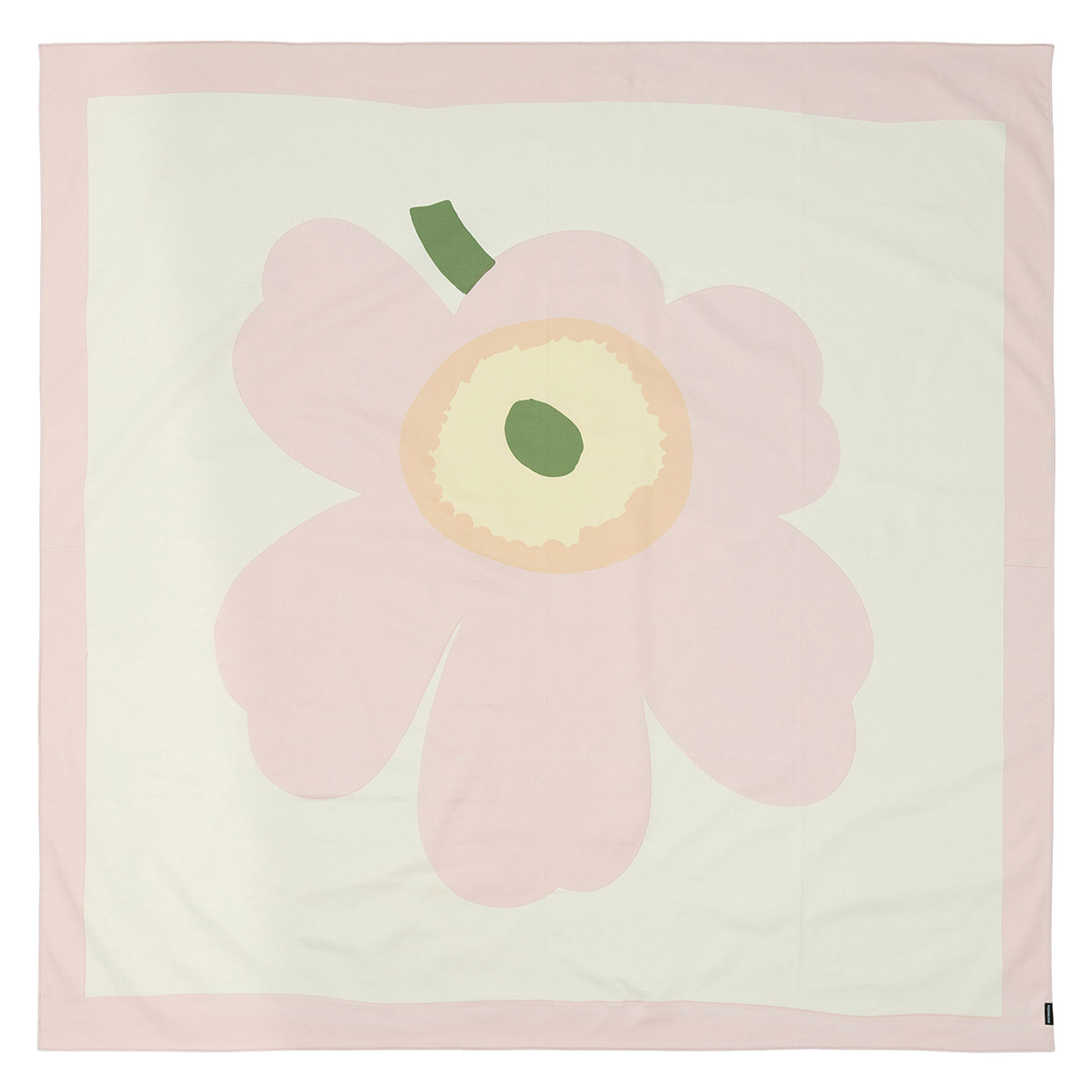 Marimekko Unikko bordservise 140 x 140 cm, hvid/rosa
