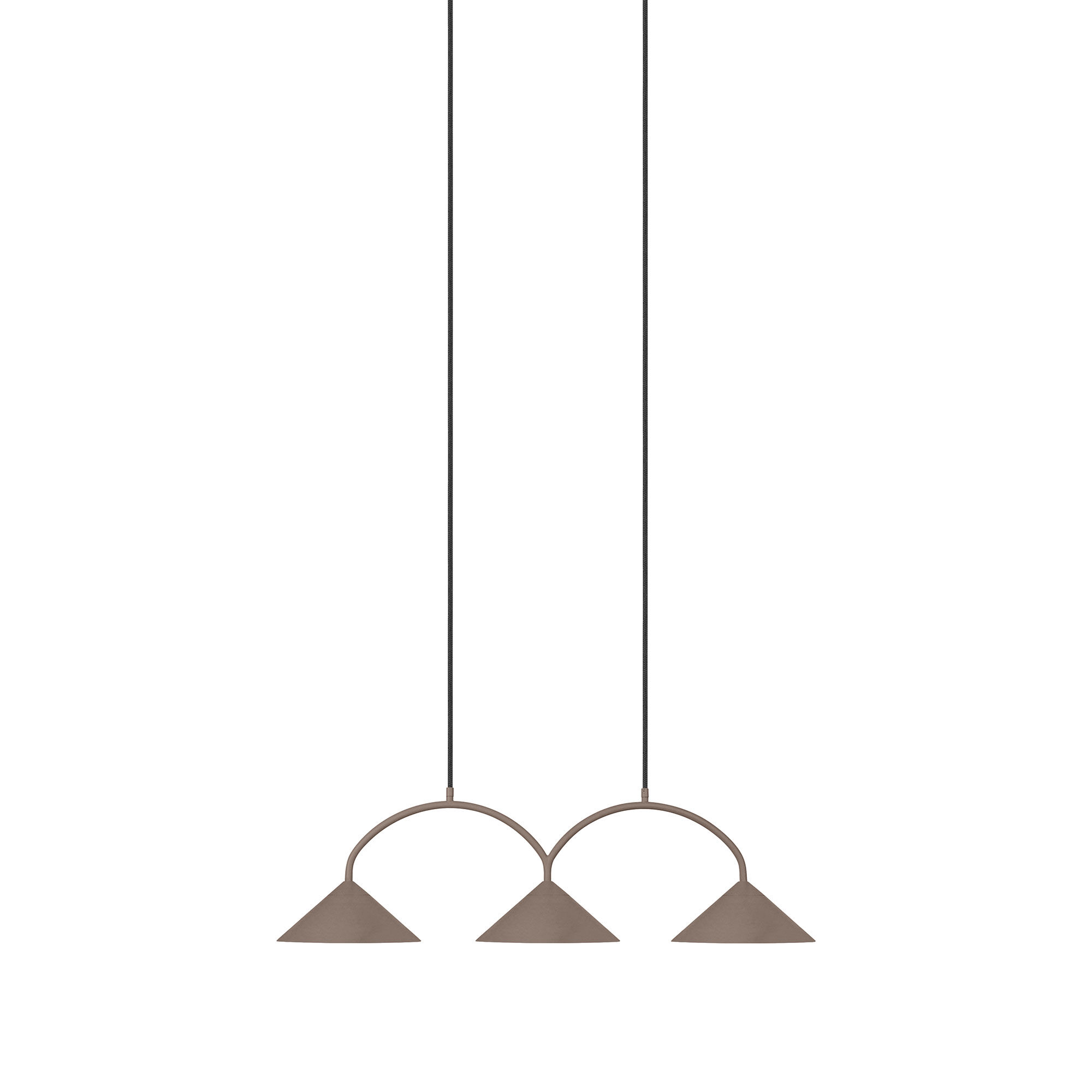 Globen lighting Curve 3 pendel, mocha