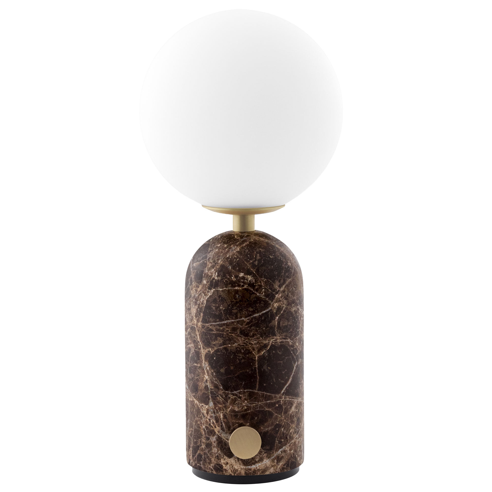 Globen lighting Torrano bærbar bordlampe, brown marble