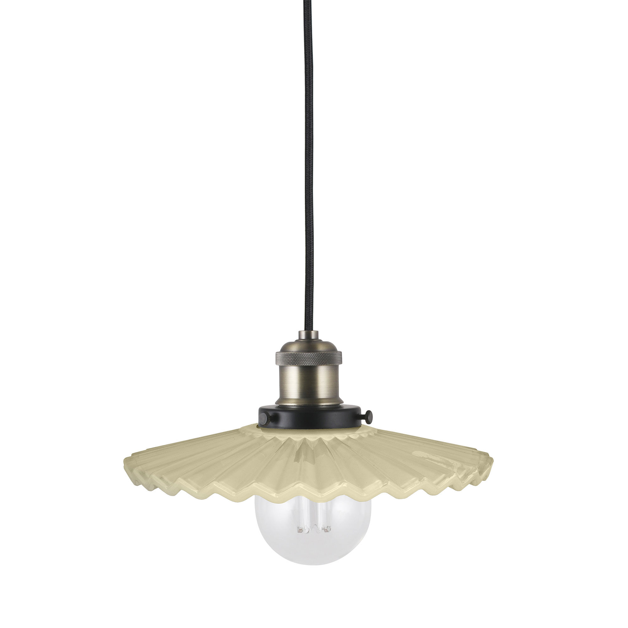 Globen lighting Cobbler pendel 25 cm, creme