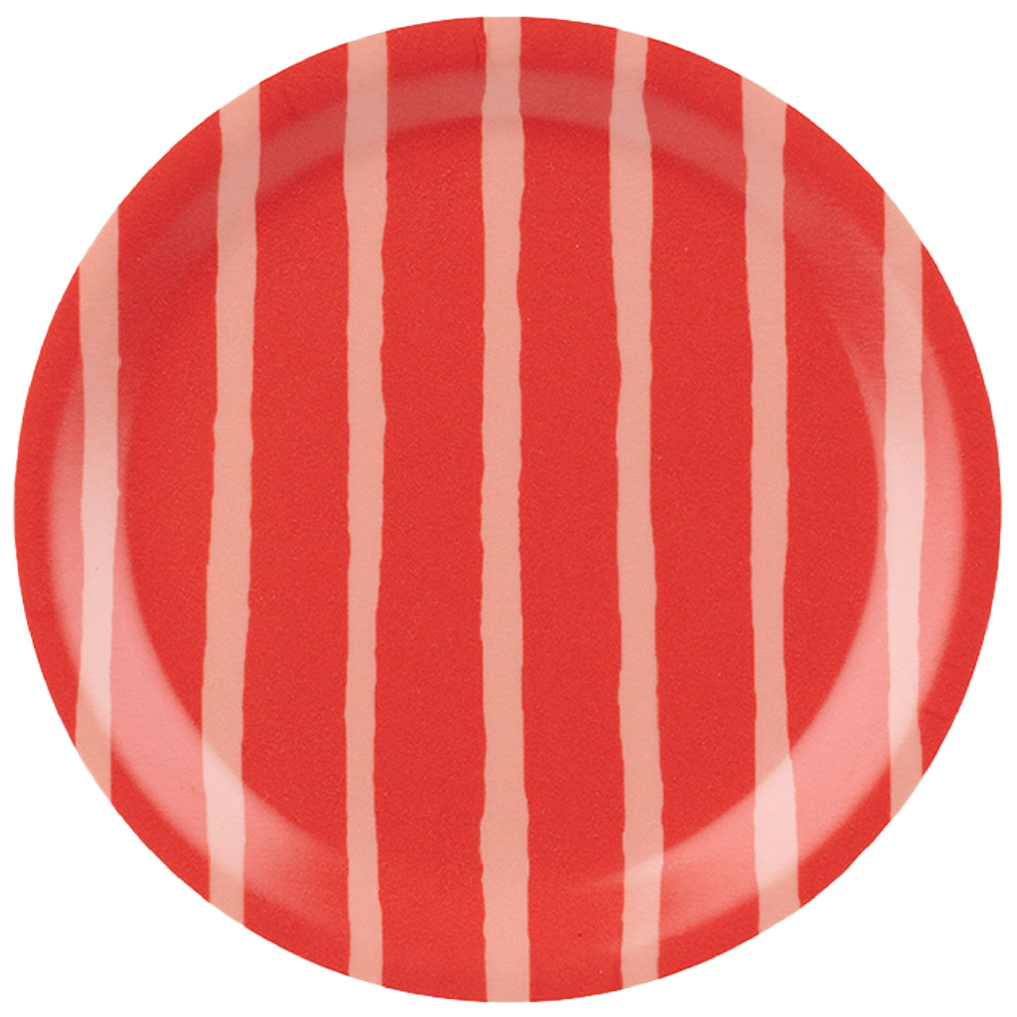 Marimekko Piccolo glasunderlag 11 cm, laksefarvet/orangerød