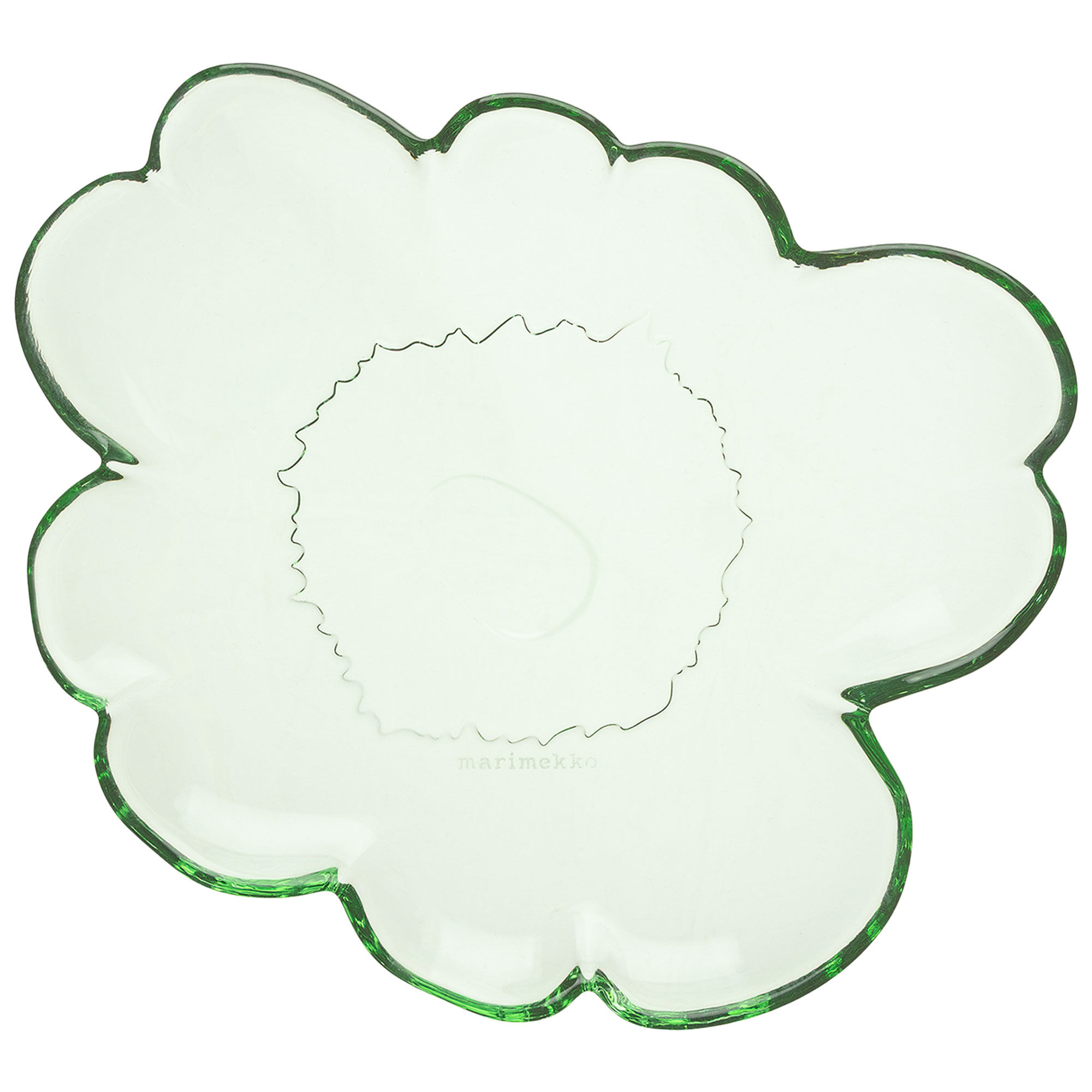 Marimekko Unikko glasasiet 20 cm, grøn