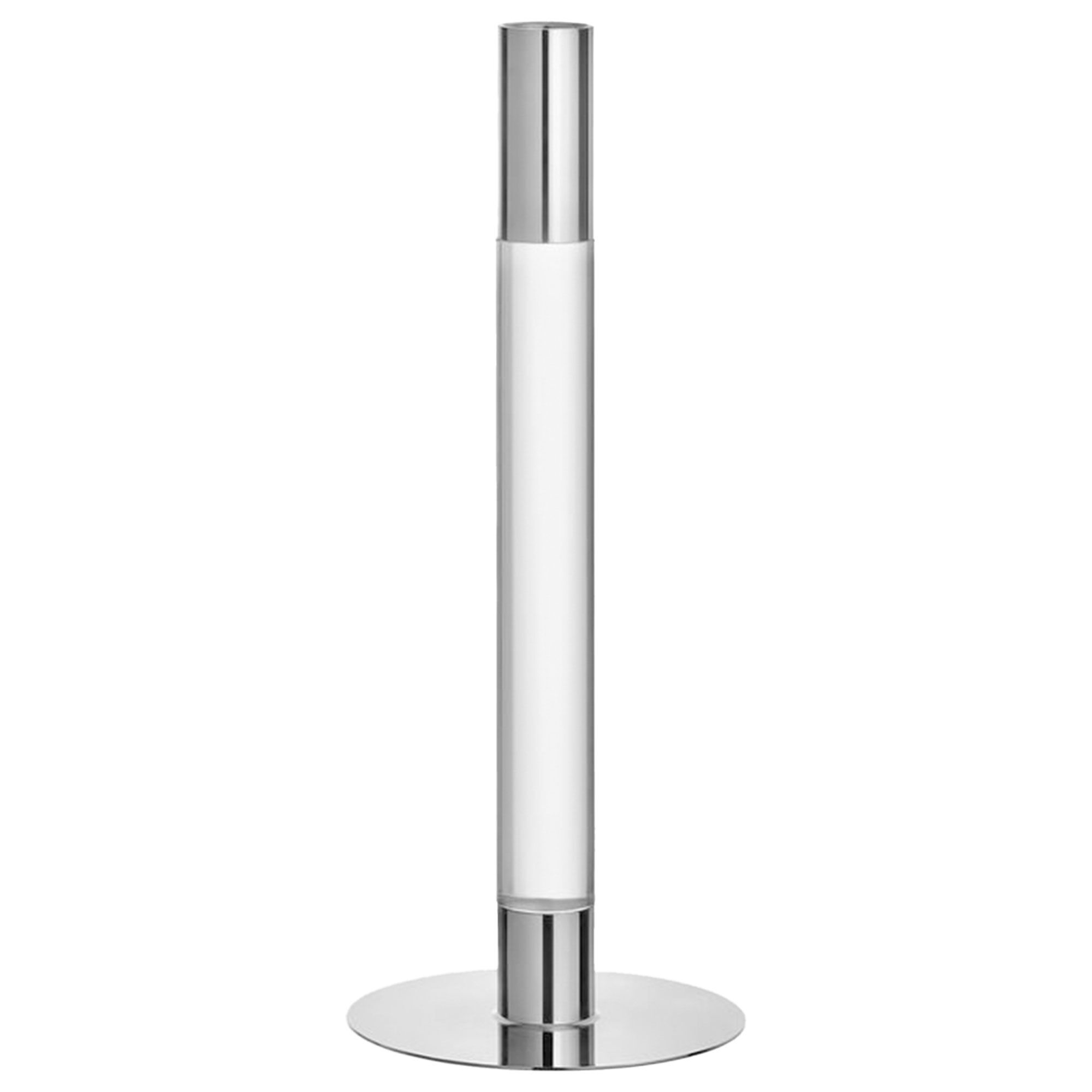 Orrefors Lumiere lysestage 26,5 cm, sølv/metal
