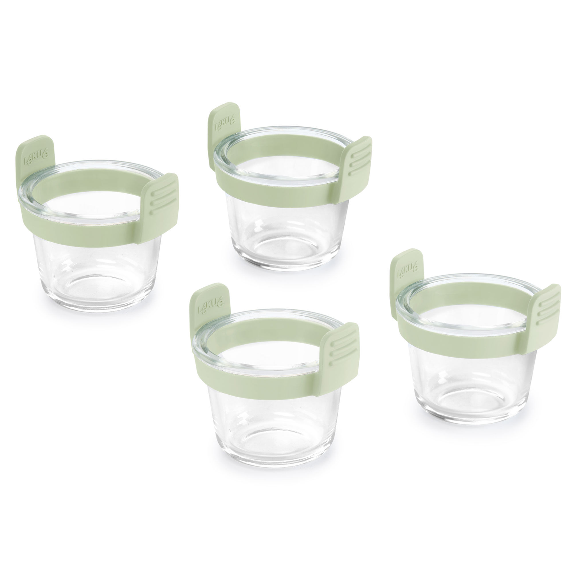 Lékué Airfryerform glas mini 4-pak