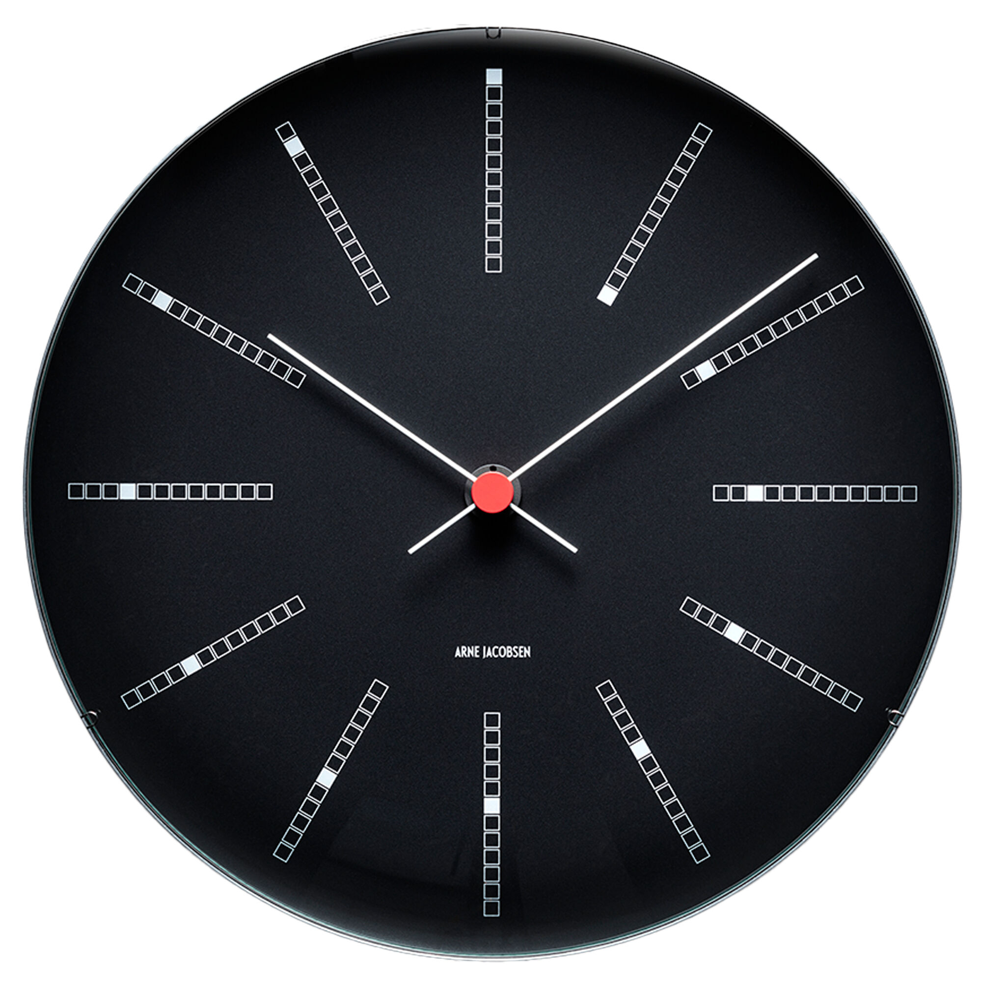 Arne Jacobsen Bankers vægur 29 cm, sort
