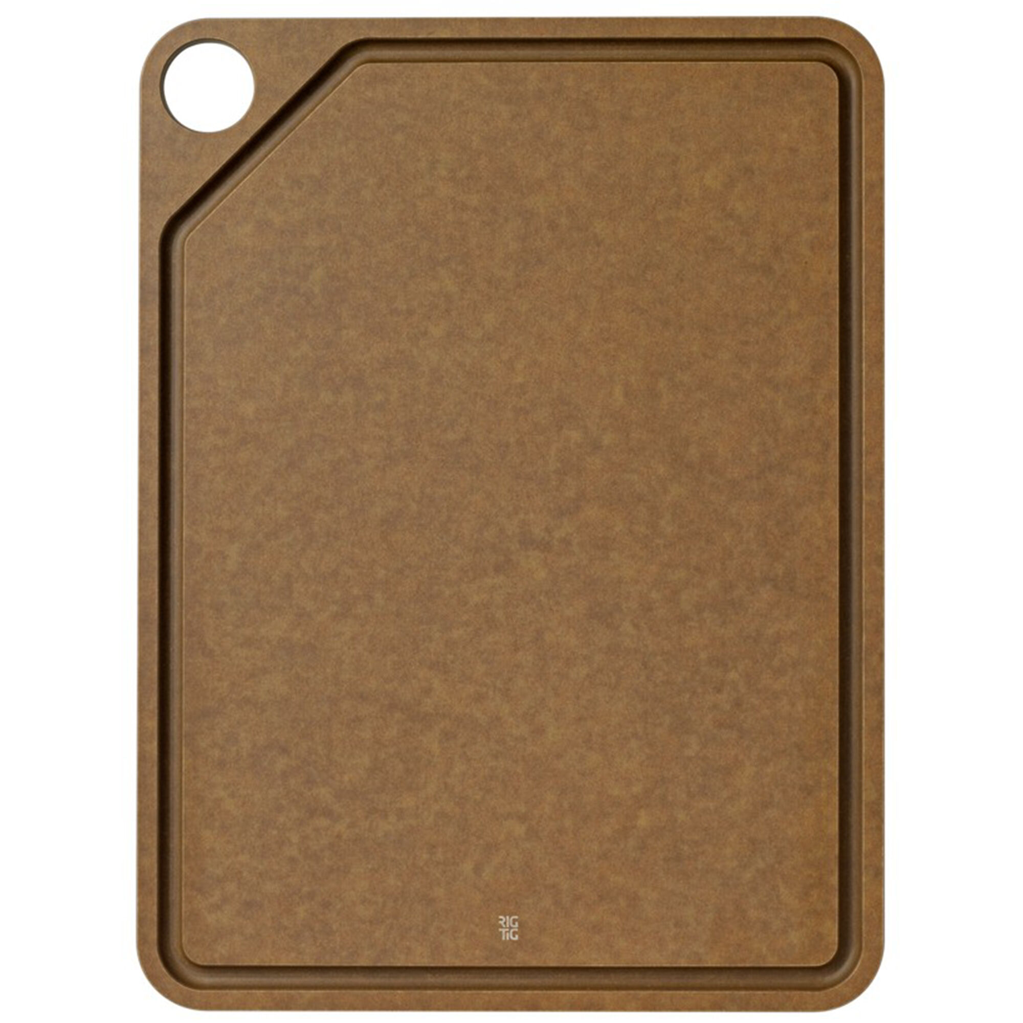 Rig-tig CUT-IT skærebræt 39,8 cm, brun
