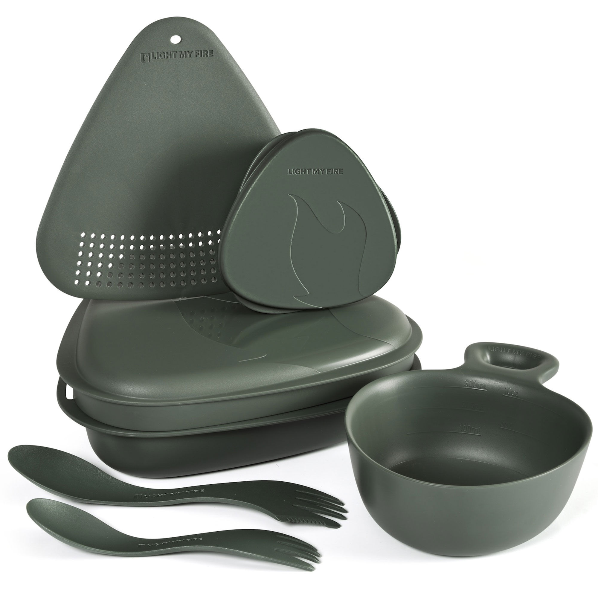 Light my fire MealKit 2.0 madkasse, sage green