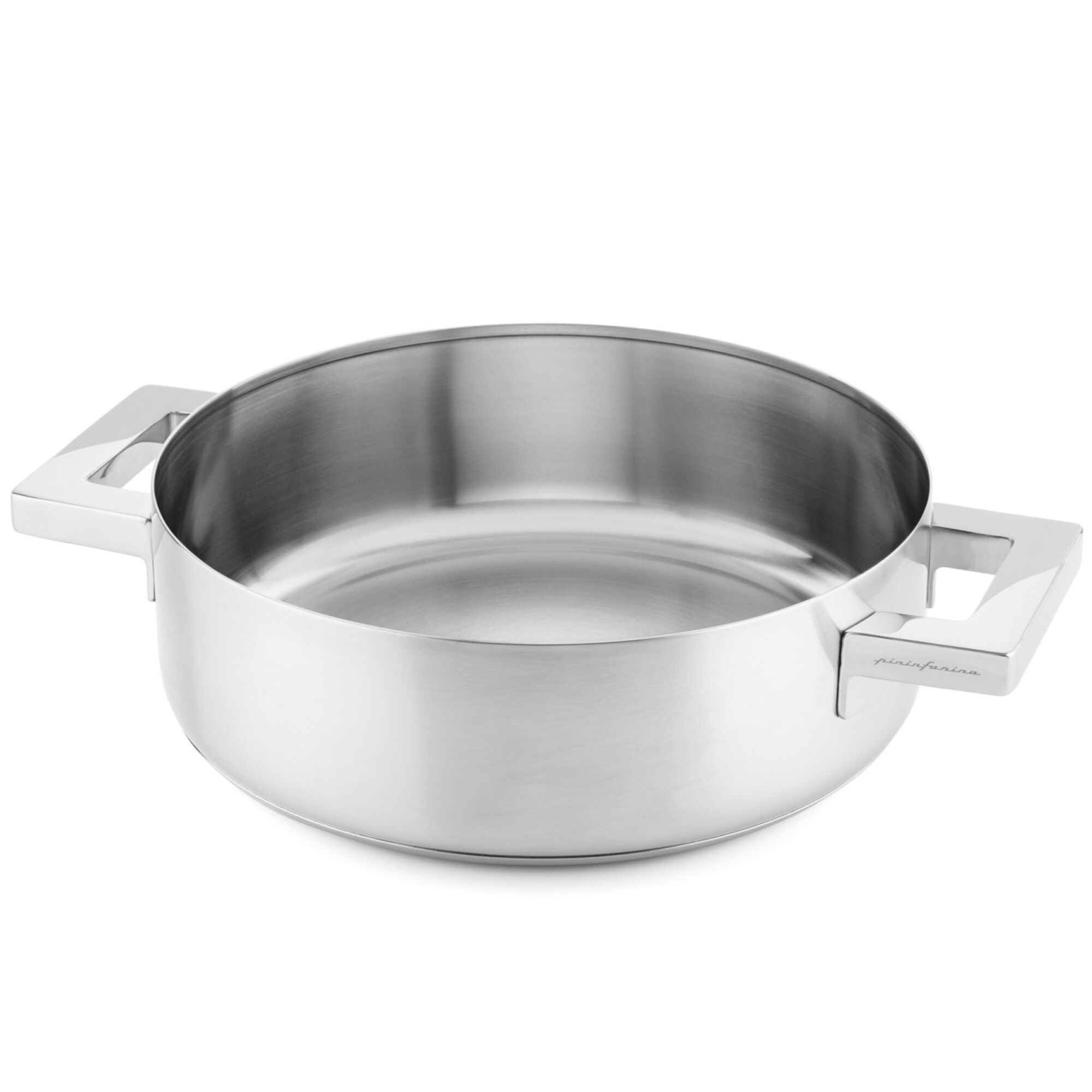 Mepra Stile traktørpande med to håndtag 24 cm, rustfrit stål