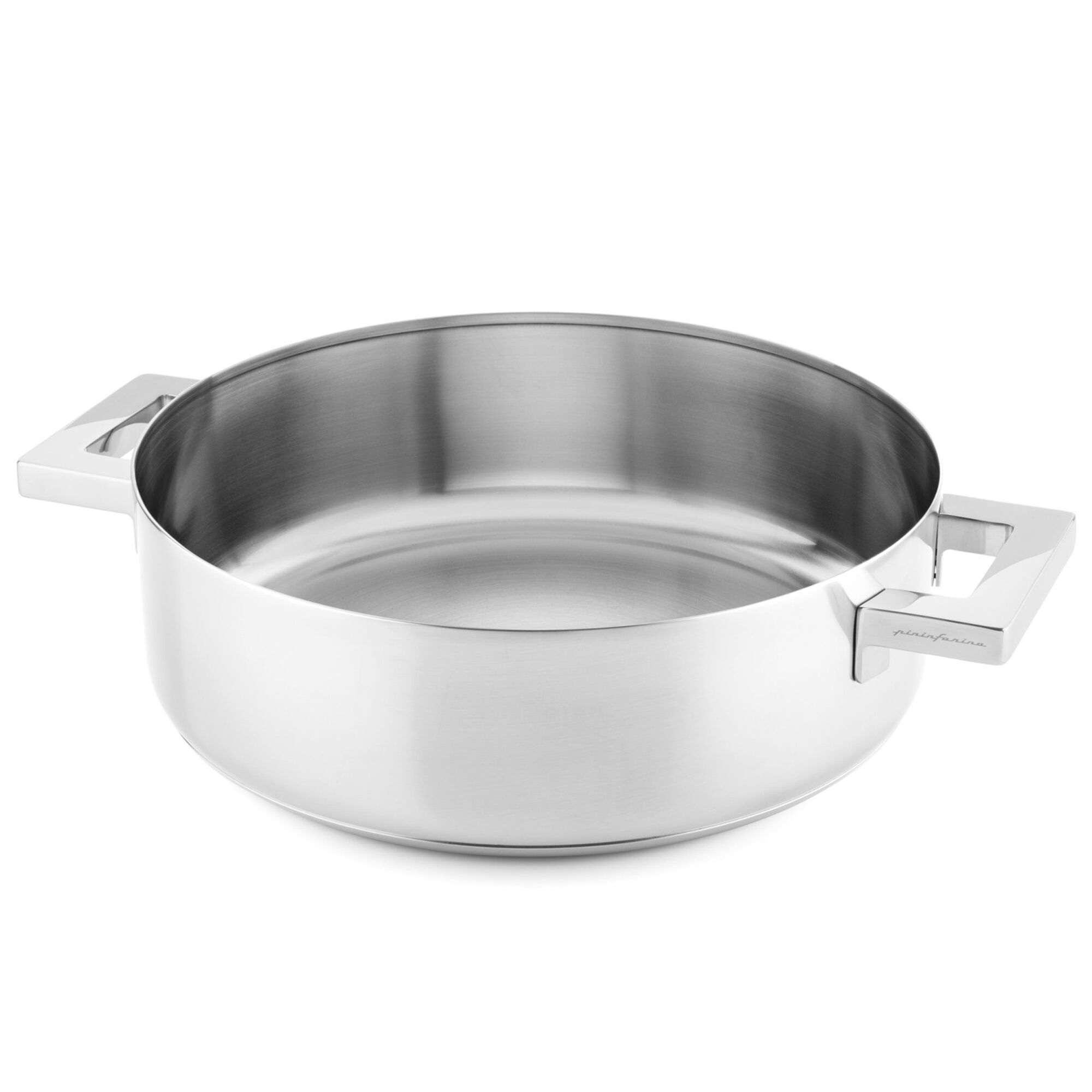 Mepra Stile traktørpande med to håndtag 28 cm, rustfrit stål
