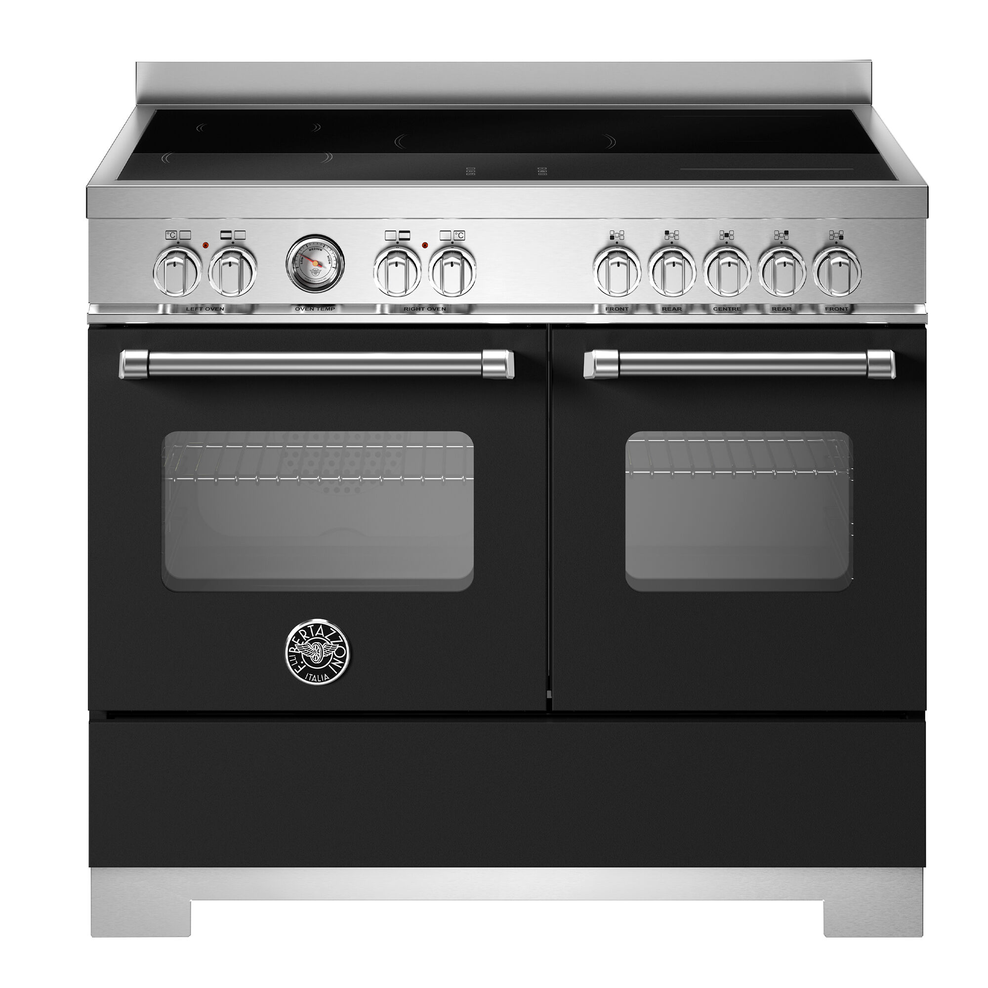 Bertazzoni MAS105I2ENET2 Master induktionskomfur 100 cm med 5 zoner og 2 ovne, mat sort