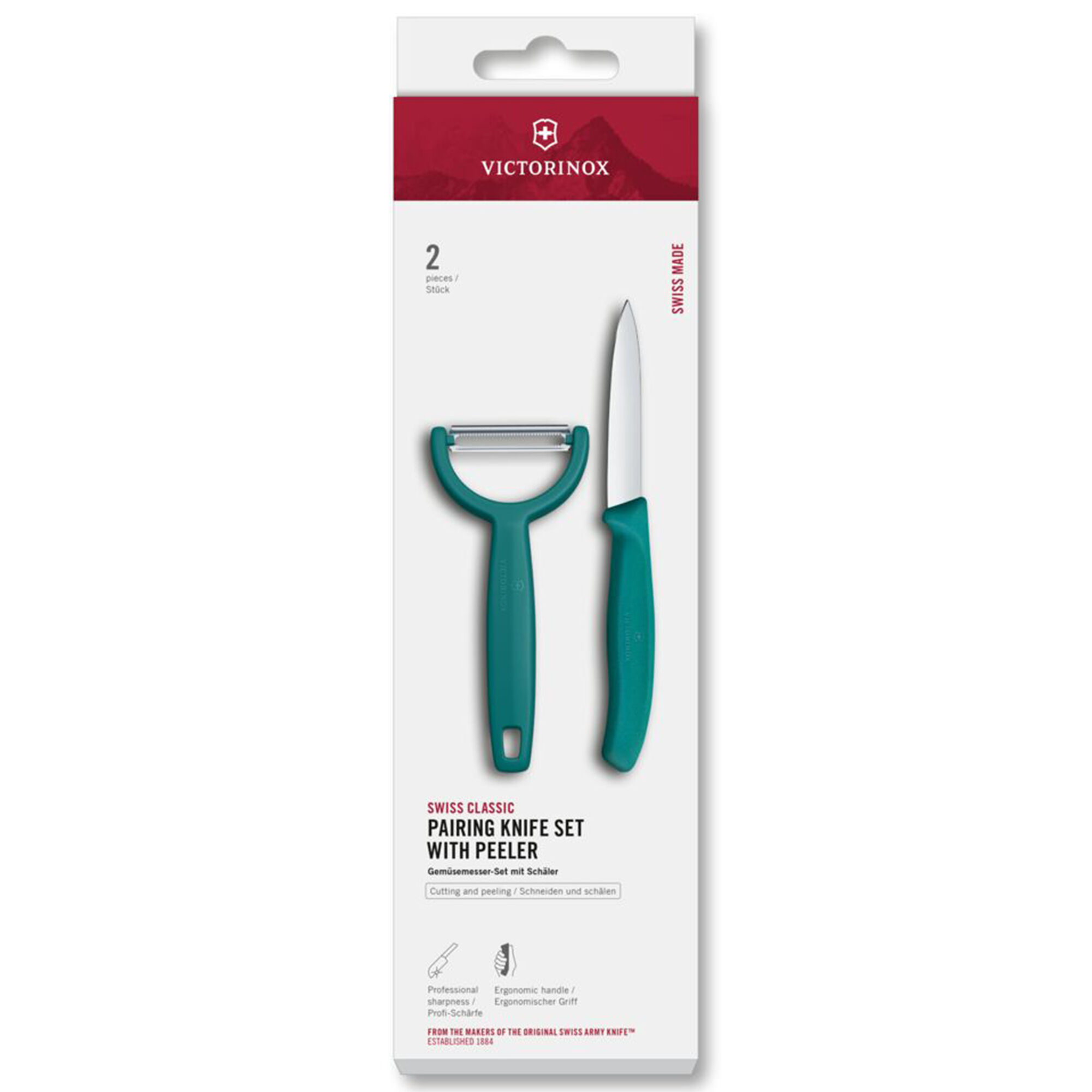 Victorinox Swiss Classic urtekniv og kartoffelskræller, grøn